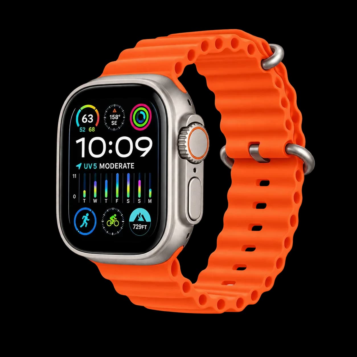 ساعة آبل Watch Ultra 2 بسوار Ocean